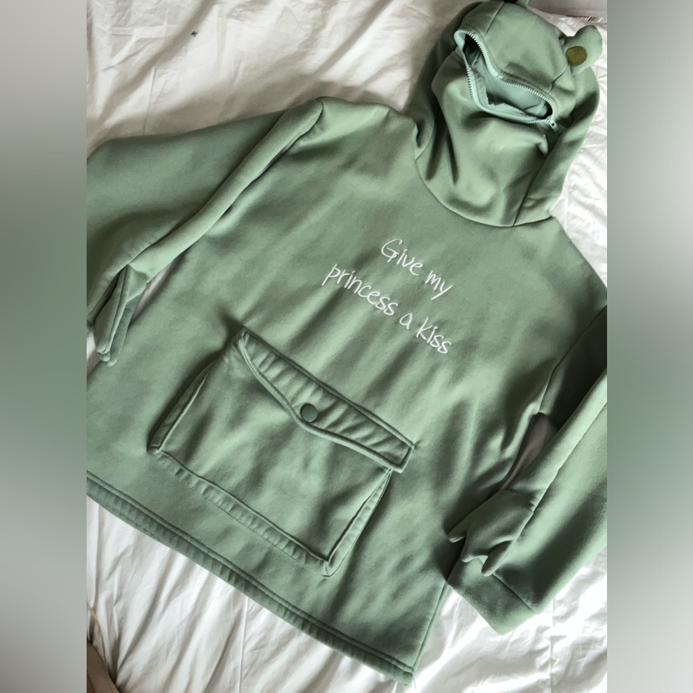 Silly frog hoodie